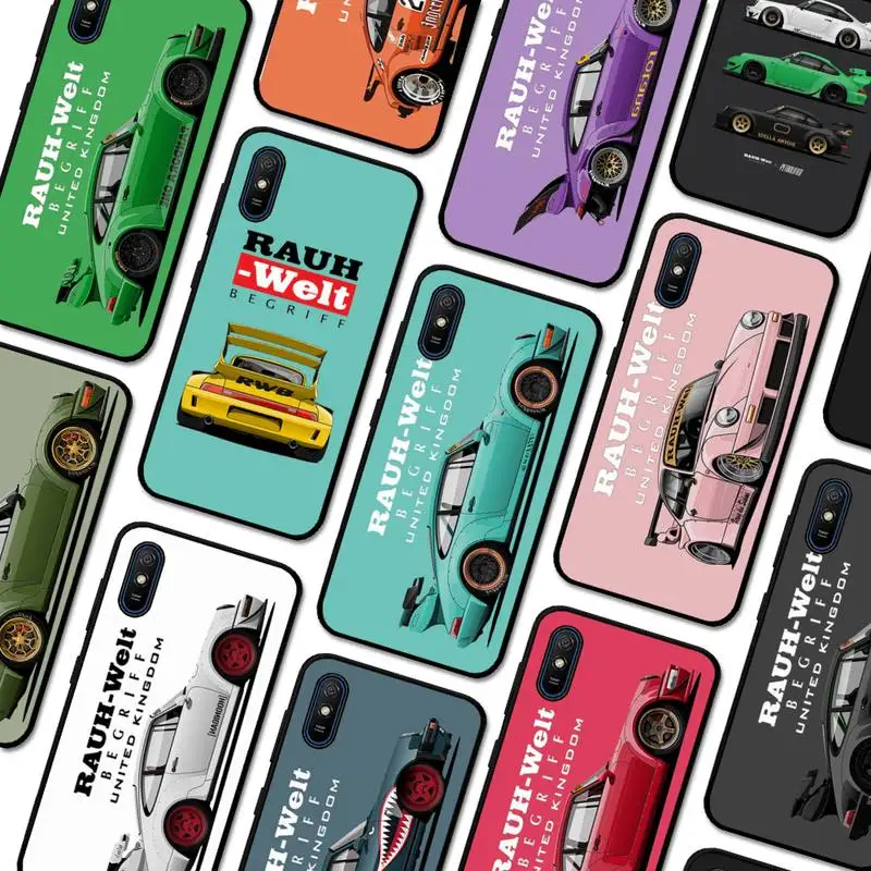 

Japan sports car jdm RWB 911 964 933 Painted Phone Case For Redmi 9A 8A 7A 7A 7 6A 5A 5 Plus 4X S2 GO K20 K30 6 Note 8 9 Pro