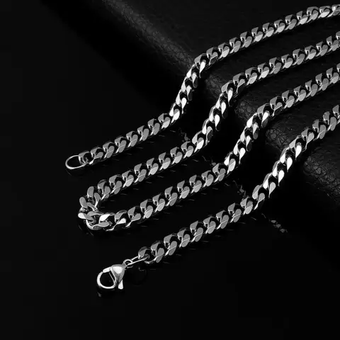 HNSP Кубинская цепочка из нержавеющей стали 316L