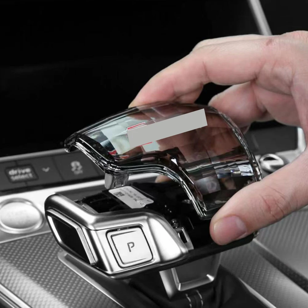 

For Audi A6 A7 SQ8 RS6 RS7 Q8 S8 2019-2022 Gear Shift Knob Cover LHD Genuine Crystal Auto Gear Shift Knob Decor Cover Sticker