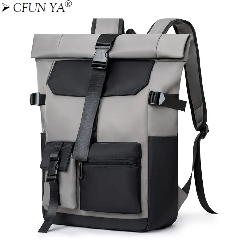 

High Capacity Backpack 2022 Schoolbag Oxford College Travel Bagpack Fashion Men Women Student Book Bag Laptop Backbag