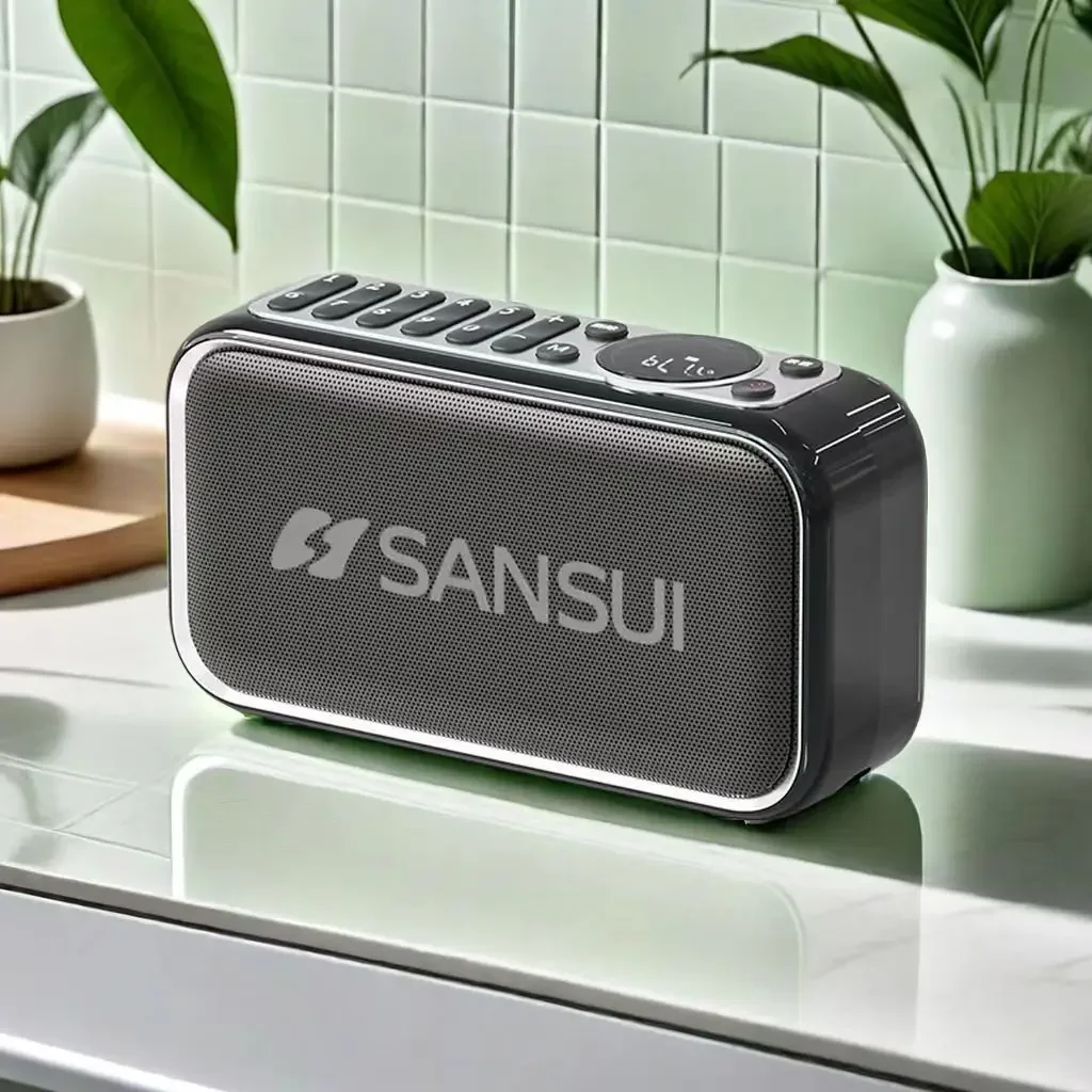 Портативная стерео Колонка SANSUI F35 с басами винтажные Bluetooth колонки мини-колонки