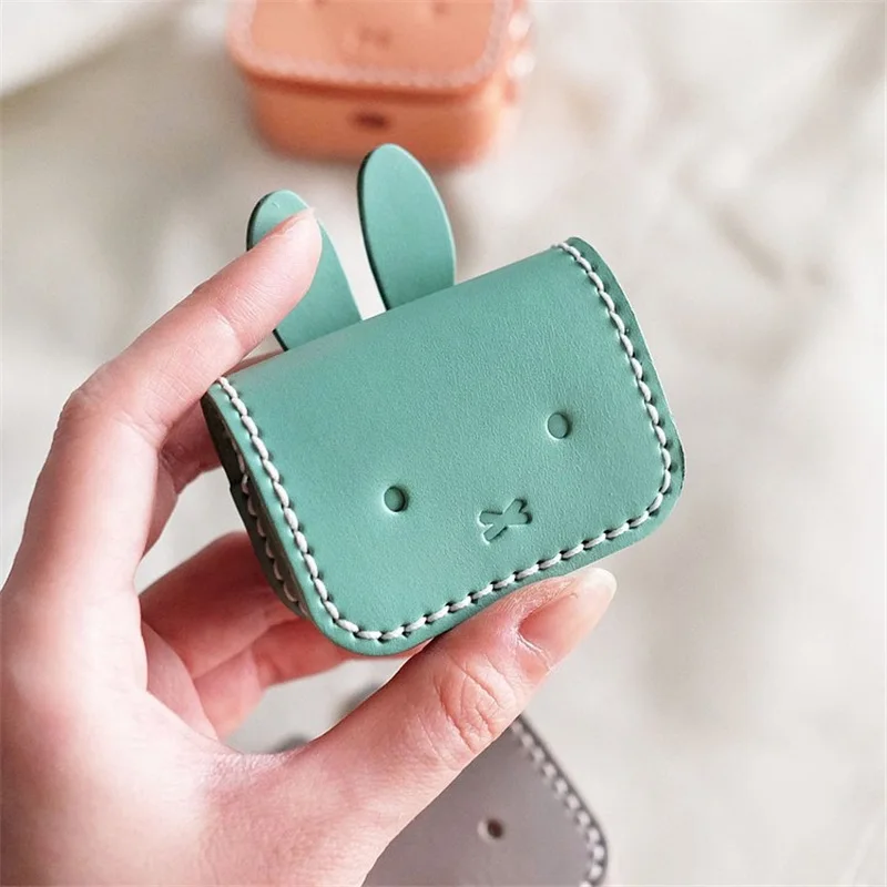 

2023 New Cartoon Animal PU Leather Wallet Cute Bear Coin Storage Bag for Children Soft Bunny Kids Kawaii Gift Purse