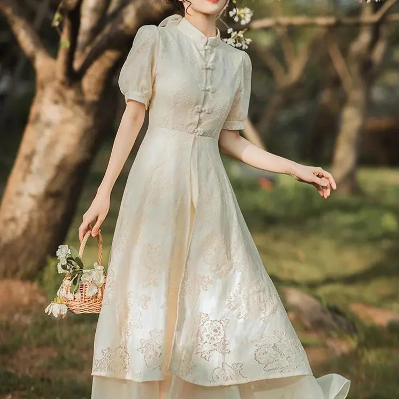 Кружевное платье-Ципао недорогие вечерние платья элегантный пикантный костюм