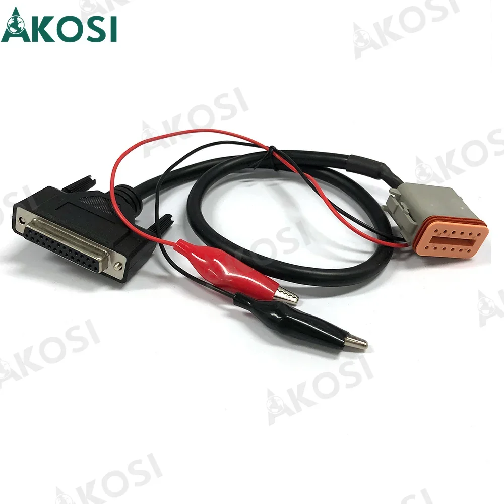 12-контактный кабель OBD для грузовика Komatsu адаптер кабеля Inline6 OBD2 подключения