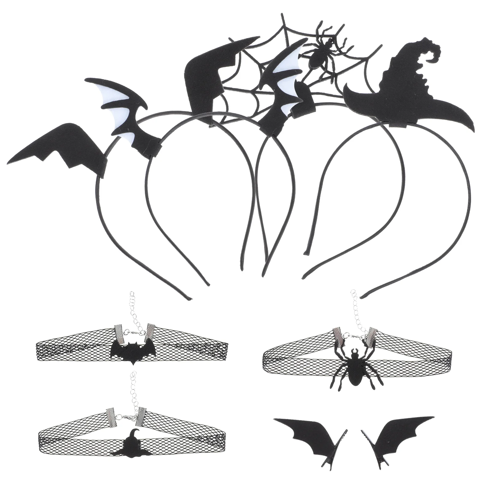 

4Sets Costume Props Hair Accessory Hairband Props for Decor Cosplay Party