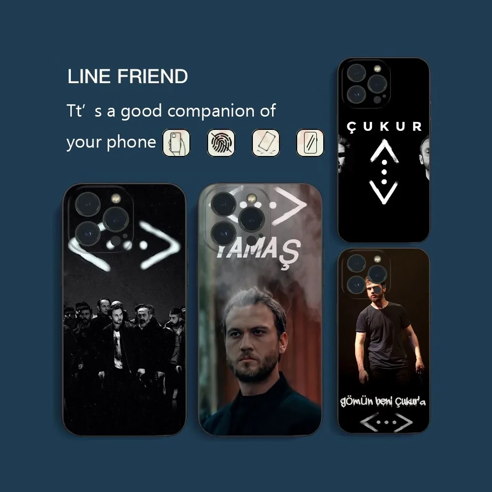 T-Turkey C-Cukur Show TV Phone Case For iPhone16 15 14 13 12 Mini 11 Pro XS Max X XR SE5 6 7 8 Plus Soft Silicone Cover