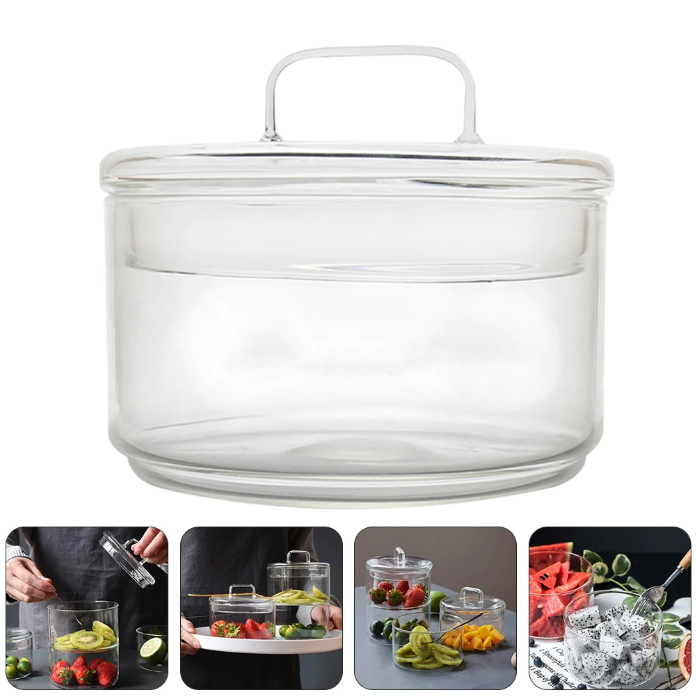 

Bowl Bowls Mixing Fruit Salad Lids Dessert Serving Lid Storage Dish Dishes Soup Snack Prep Glasses Set Cream Ice Microwave