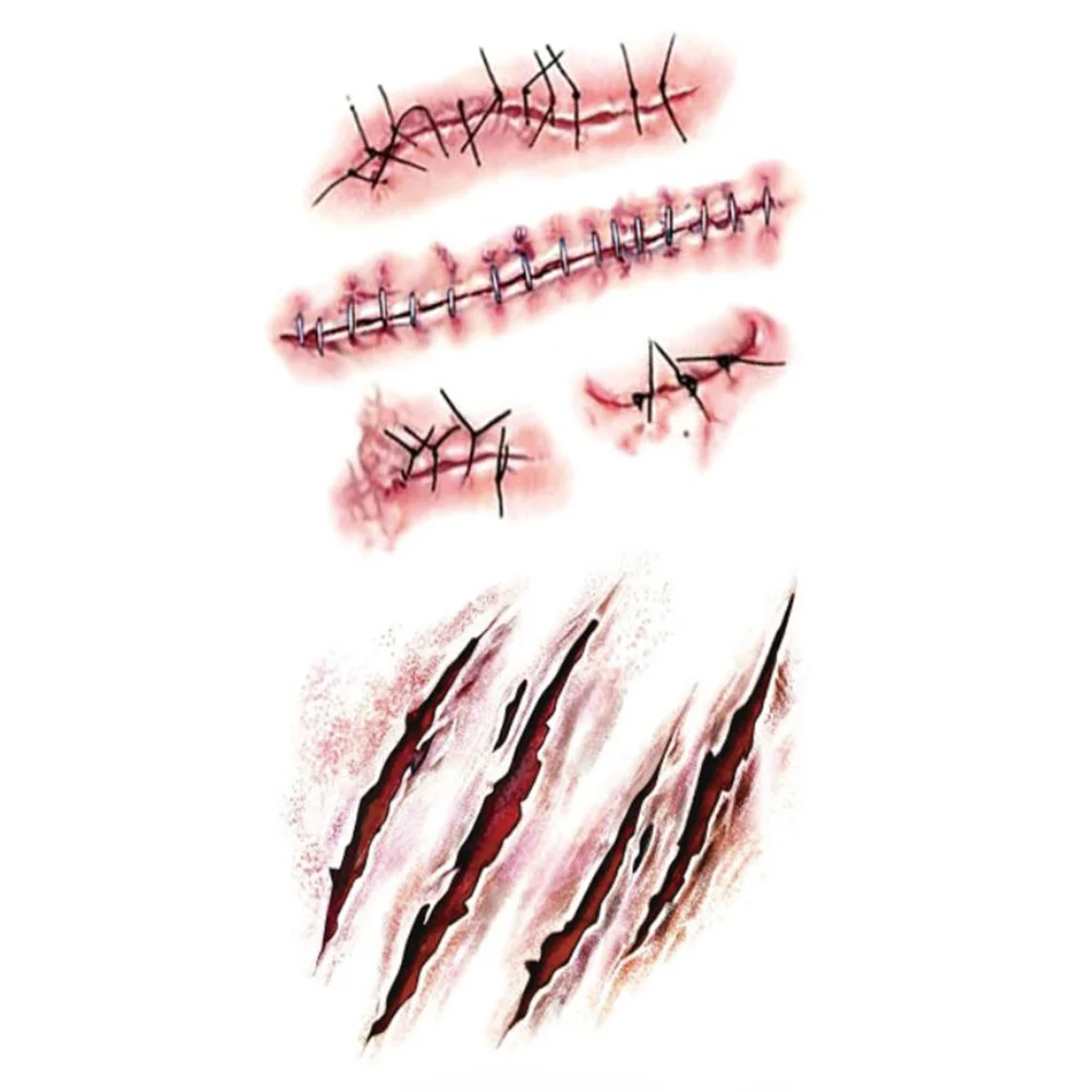 

Fake Wound Fake Wound Scar Stitch Scab Stitch Scab Stickers
