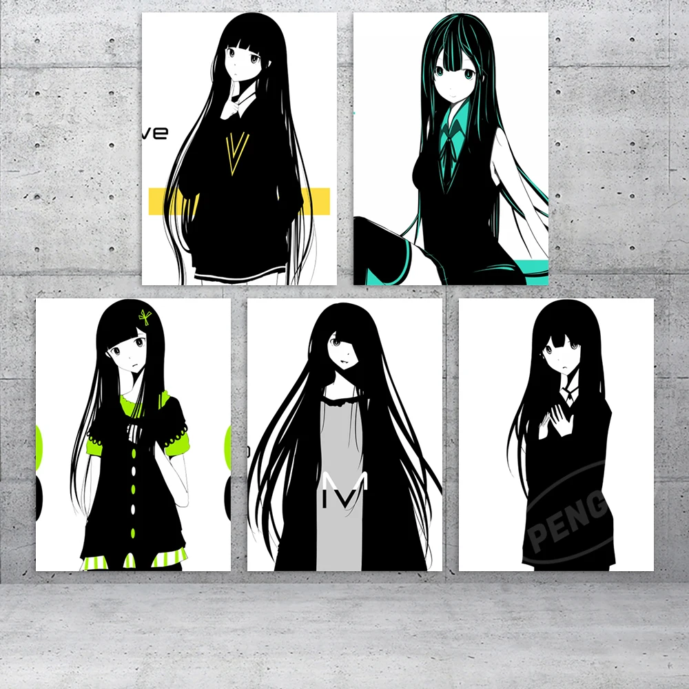 

Canvas Painting Japanese Animation Hd Printed Home Decoration Quadratic Element Pictures Girl Poster Wall Art Mural Living Room