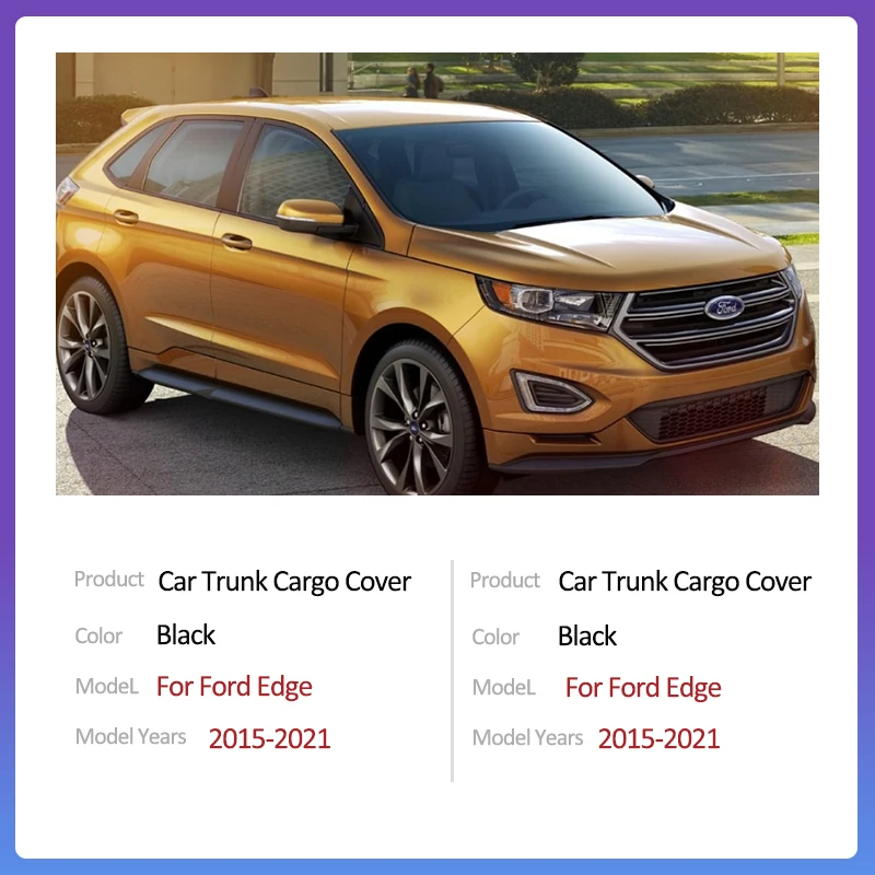 Багажник автомобиля грузовой Чехол для Ford Edge 2015 ~ 2021 2019 2018 2017 аксессуары Endura лоток