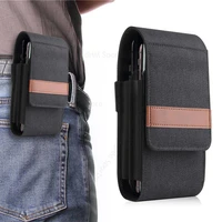 oxford cloth phone pouch for xiaomi 12 ultra civi 1s wallet card slot belt clip waist bag for mi 12x 12 pro 11i 11t 11x 11 ultra