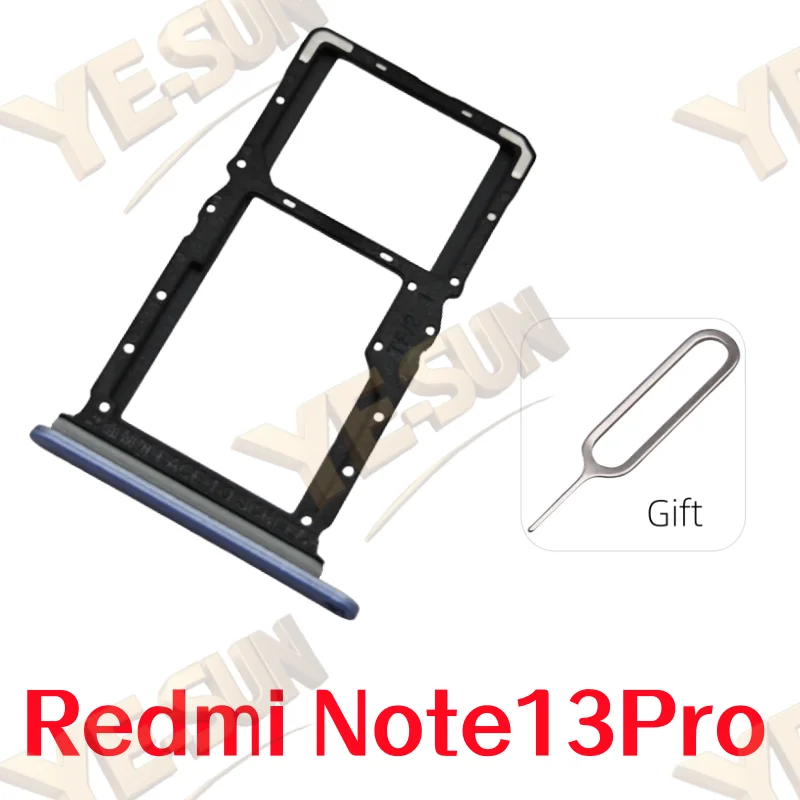 Лоток для SIM-карты для Xiaomi Redmi Note13Pro, лоток для SIM-карты, адаптер для чтения SIM-карт, запасные части (art.: 3920cfded3281) - 3920cfded3281