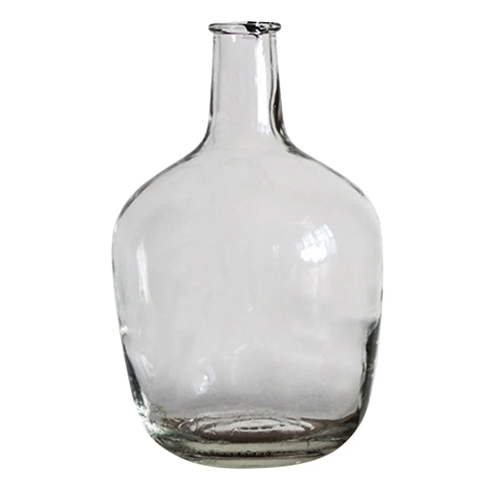 

Vase Glass Flower Vases Bottle Clear Budlarge Hydroponic Balloon Holder Transparent Jug Floral Flowers Decorative Container