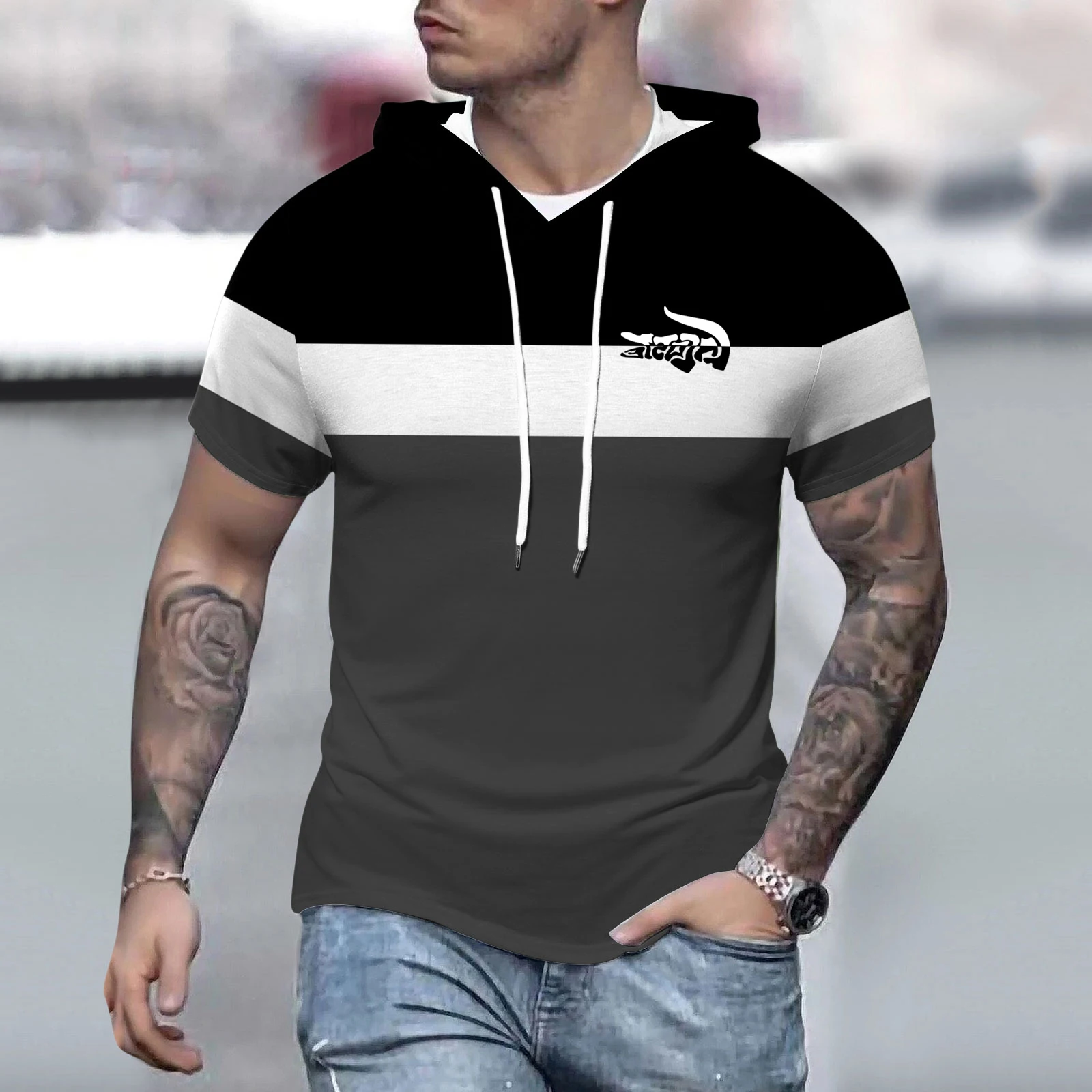 

3D Sweatshirt Hoodie Short Sleeve Fashion Print Tops Men Hoodie Casual Harajuku Streetwear Fashion Hoodie Sweatshirt