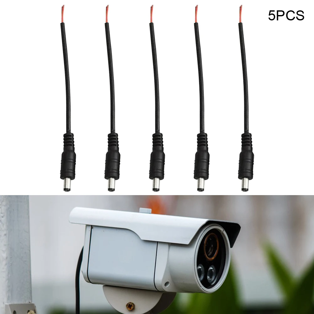 

5Pcs/Pack Socket Jack Male Female LED Adapter DC Connector 12V DC Power Plug 5.5X2.1mm Universal For 5050 3528 LED Strip Light