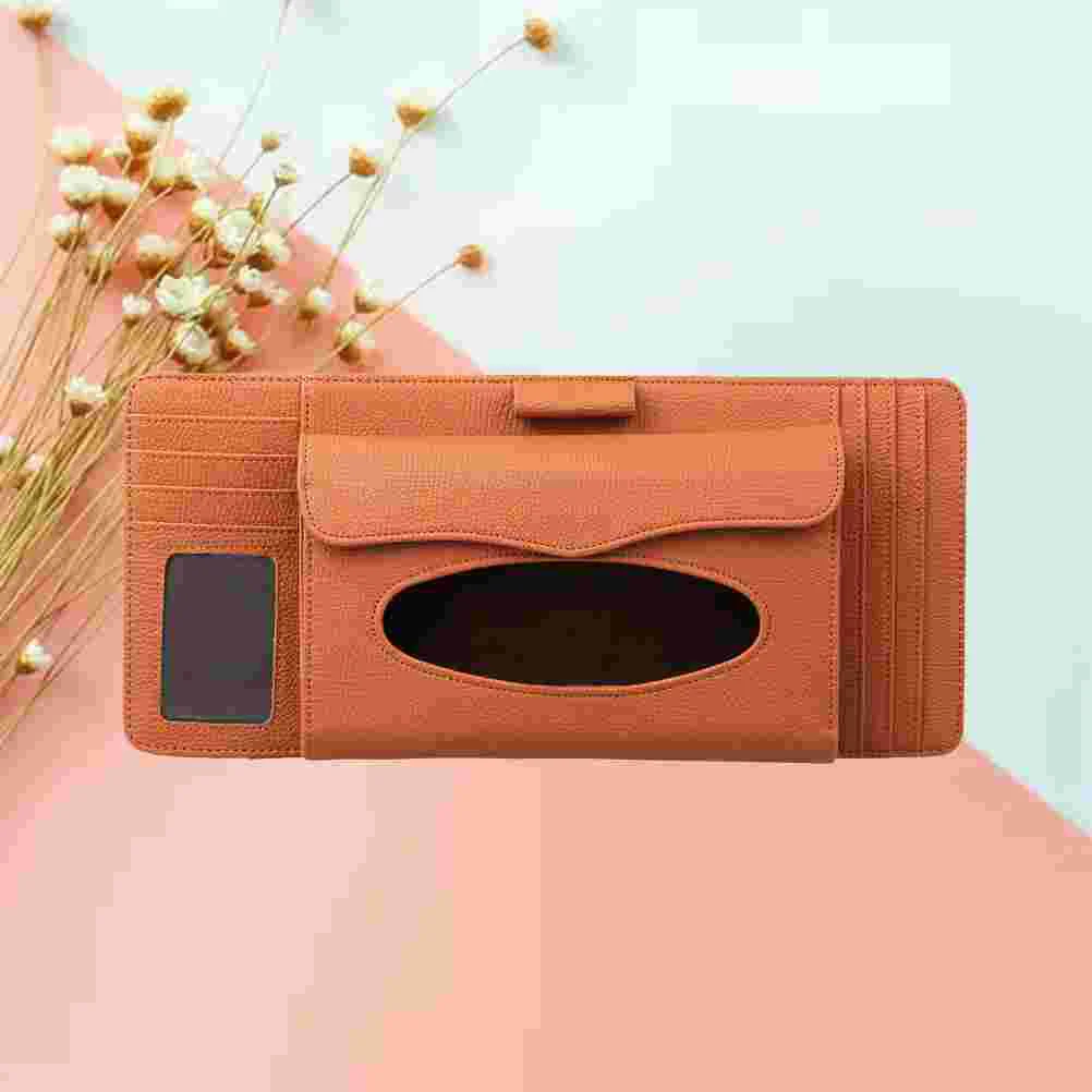 

Visor Tissue Box Visor Sunglass Holder Car Tissue Napkin Case Car Sun Visor Organizer Visor Storage Container