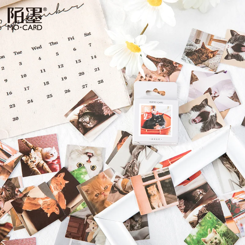 46 шт./кор. милые наклейки в виде кошек ежедневник украшение для скрапбукинга дома