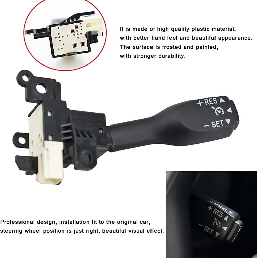 

Car Steering Wheel Cruise Switch Vehicle Control Button with Backlight Automotive Automobile Replacement for 4Runner Green