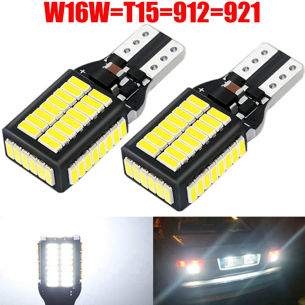 

2 светодиодных лампы заднего хода W16W T15 921 Canbus для Toyota Auris Avensis T27 CHR Camry Corolla FJ Cruiser 86 Land Cruiser 200