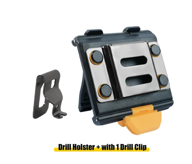 Держатель для измерительной ленты melohard, зажим для ремня для дрели, чехол для дрели с крючком для ремня инструмента, подходит для измерителя рулетки, сверления