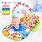 Детский дневной ковер с клавиатурой для пианино, детский игровой коврик для детей 0-12 месяцев