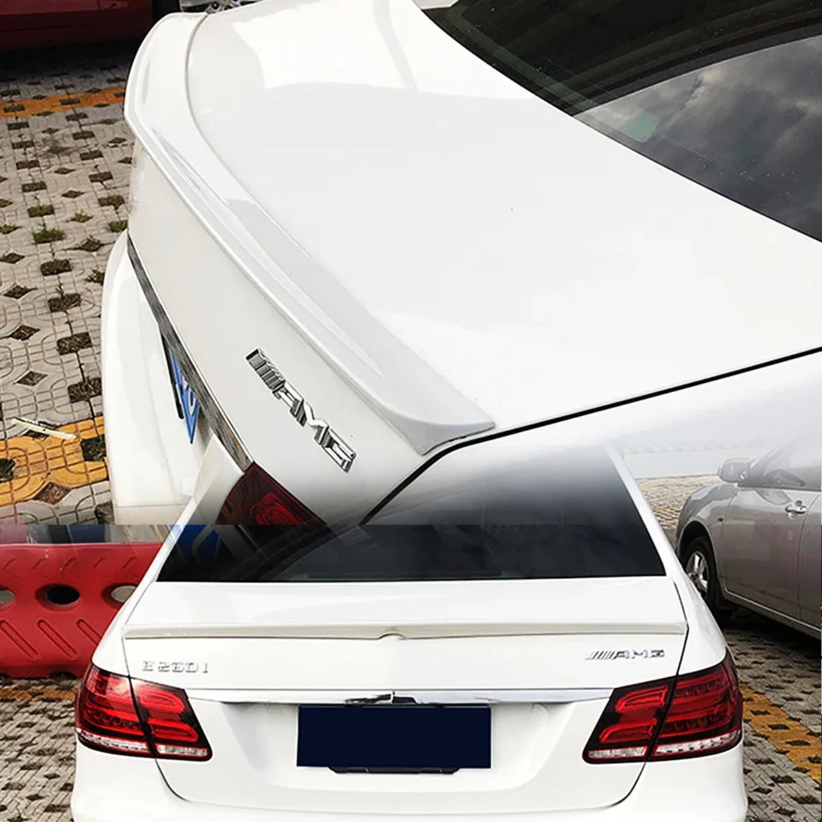 Для Mercedes Benz E-Class W212 180 200 260 300 320 4 двери Задняя Крышка багажника Ducktail губа спойлер