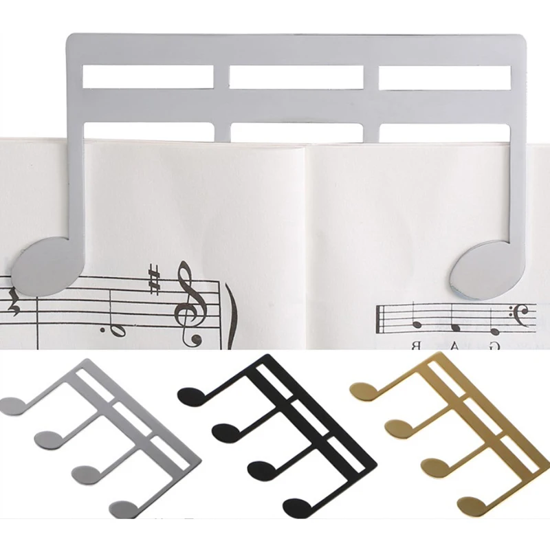 

Multi-coloured Guitar Note Sheet Music Holder Metal Reading Marker Page Holder Note Sheet Music Holder
