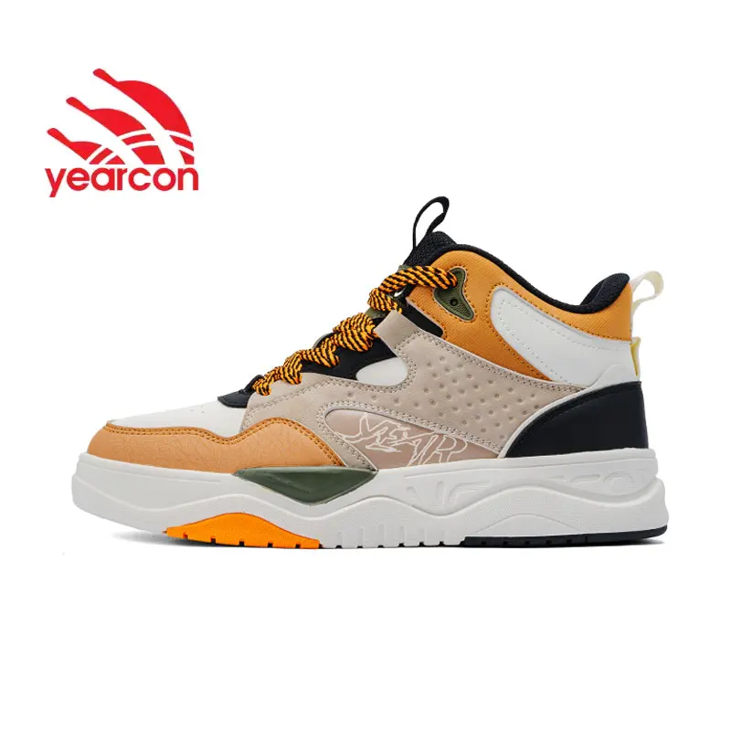 YEARCON Мужская обувь новинка 2024 высокие туфли мужские универсальные повседневные