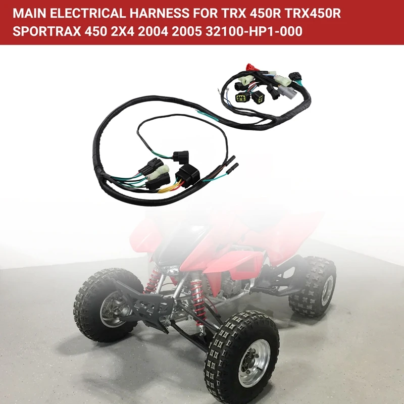 Основной Электрический жгут для Honda TRX 450R TRX450R Sportrax 450 2X4 2004 2005 32100-HP1-000