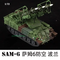 trumpeter plastic 172 soviet sam 6 sa6 air defense missile czech paint military children toy boys gift finished model