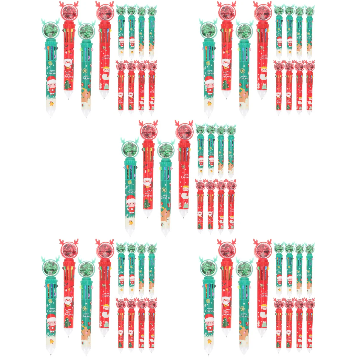 

60 Ballpoint Pens Students Ball-point Pens Christmas Style Pens Student Stationery