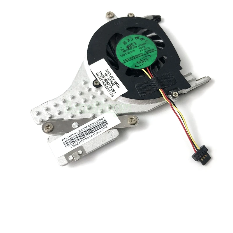 Новый оригинальный вентилятор охлаждения процессора ноутбука для HP mini CQ10, радиатор охлаждения 608772-001 AD5005HX-QD3 HP Новый оригинальный вентилятор охлаждения процессора ноутбука для HP mini CQ10, радиатор охлаждения 608772-001 AD5005HX-QD3 HP