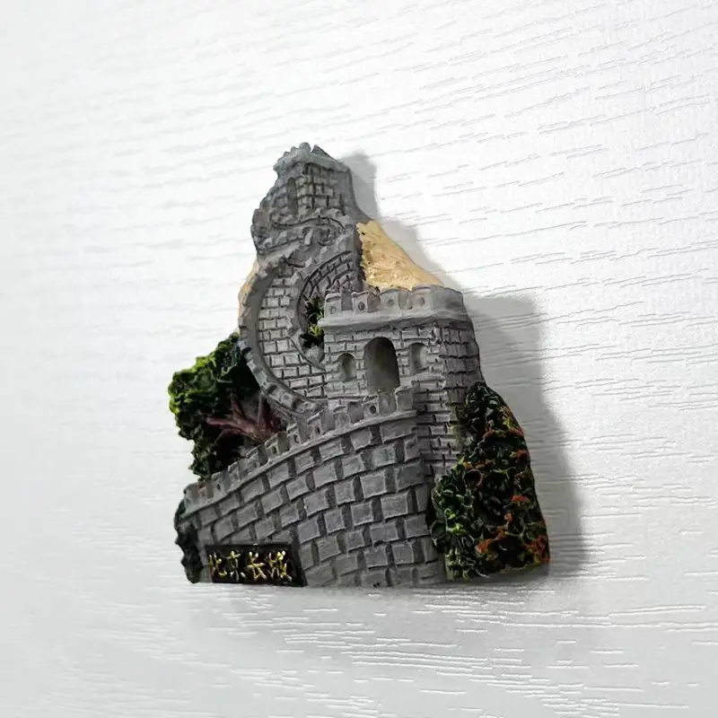 Милый Китай Пекин (Great Wall Landmark 3D Стерео Городская стена и маяк в стиле башни) 3D Магнит на холодильник из смолы Предмет домашнего декора (art.: 3920d2b0fa358) - 3920d2b0fa358