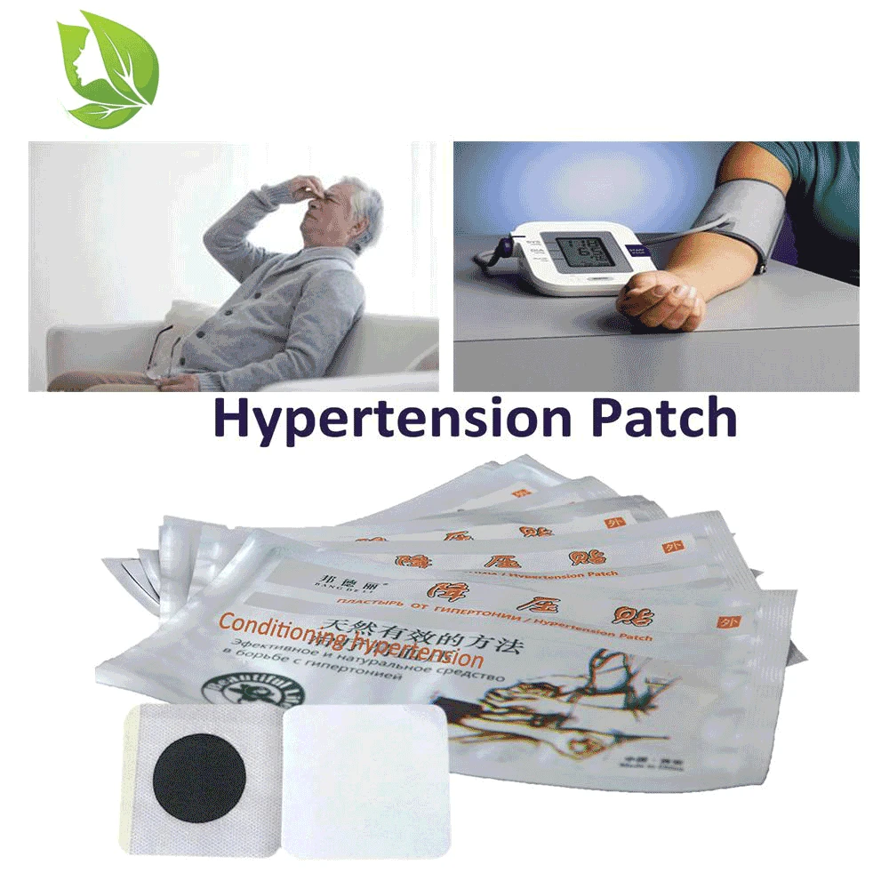 10Pcs Hypertension Patch headache treatment Medical plaster Chinese medicine Reduce lower High Blood Pressure Clean Blood Vessel