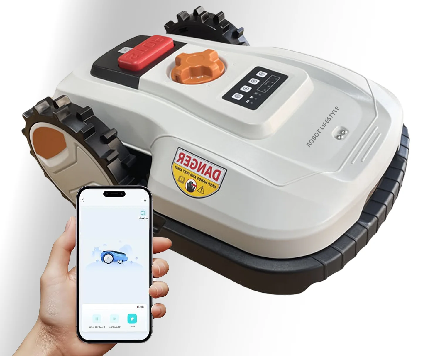 

Роботизированная газонокосилка Robot lifestyle для 600 м2