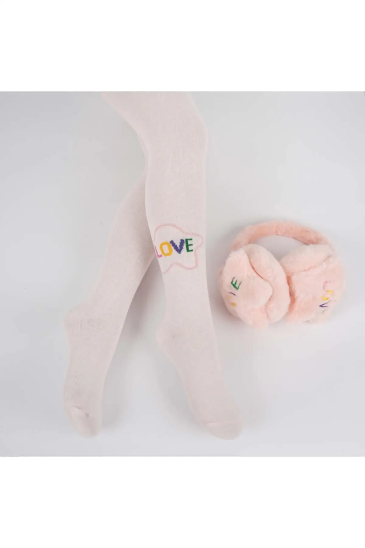 

Misella headset cotton girl pantyhose cotton socks pink single underwear