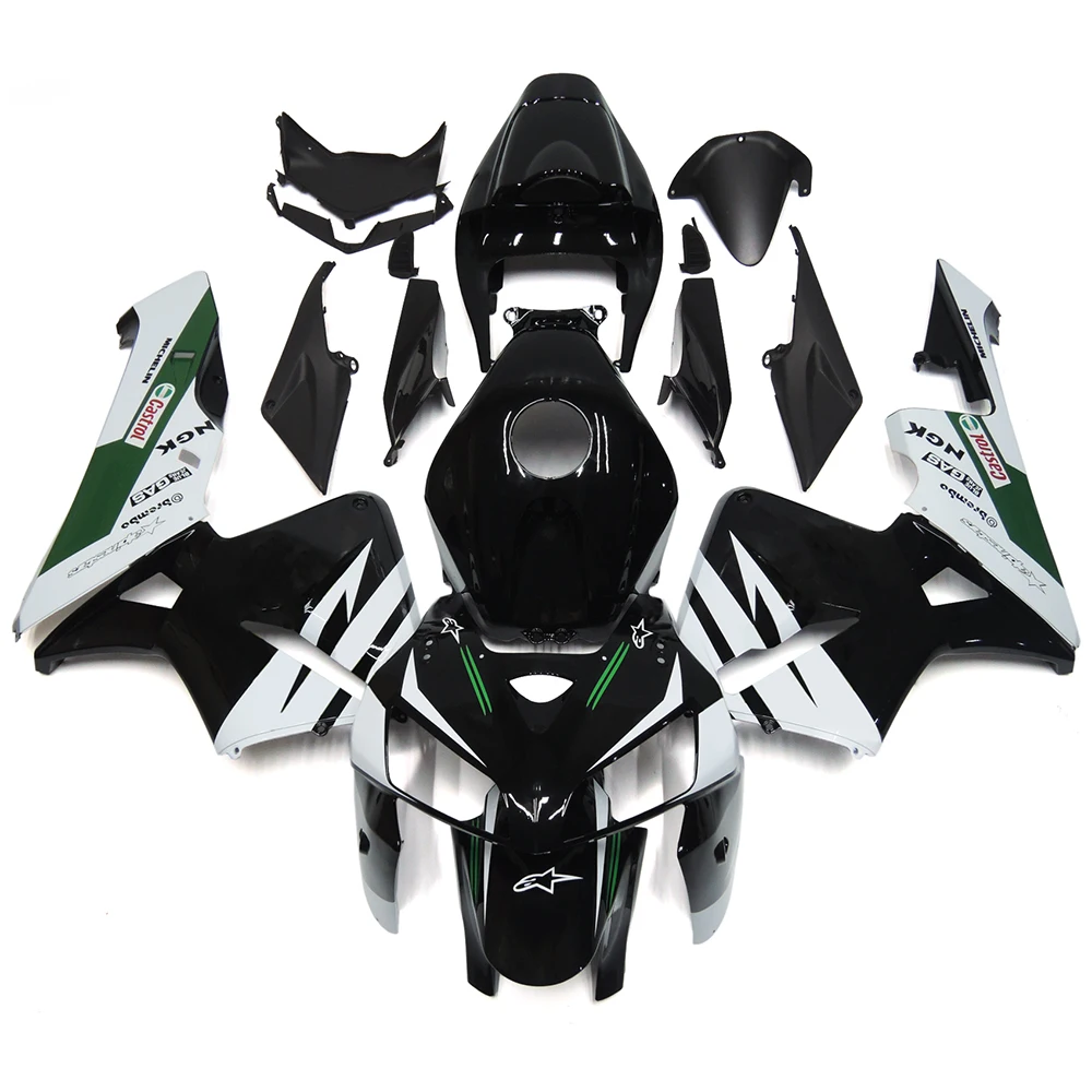 

Комплект обтекателей для мотоцикла для CBR600RR 05 06 CBR600 CBR 600 RR F5 2005 2006 CBR 600RR черные белые зеленые Обтекатели из АБС-пластика