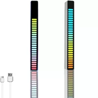 led strip light sound control pickup rhythm light music atmosphere light rgb colorful tube usb energy saving lamp ambient light