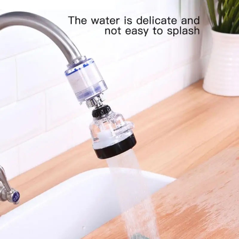 

360° Rotation Double layer filtration Third gear supercharging Water tap Shower Bubbler water filter water purifier
