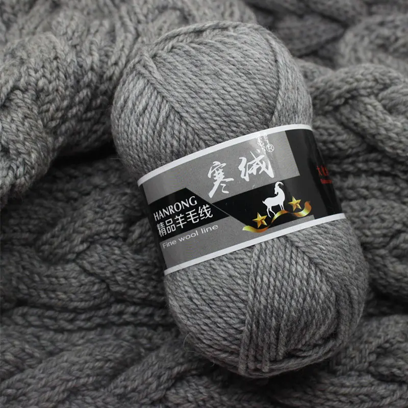 Мягкая Толстая кашемировая пряжа 100 г/помпон шерстяная для ручного вязания