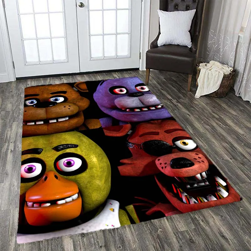 

Game Horror Printed Carpet Cartoon Poster Living Room Bedroom Large Area Rug Anti-slip Doormat Home Decor Machine Washable