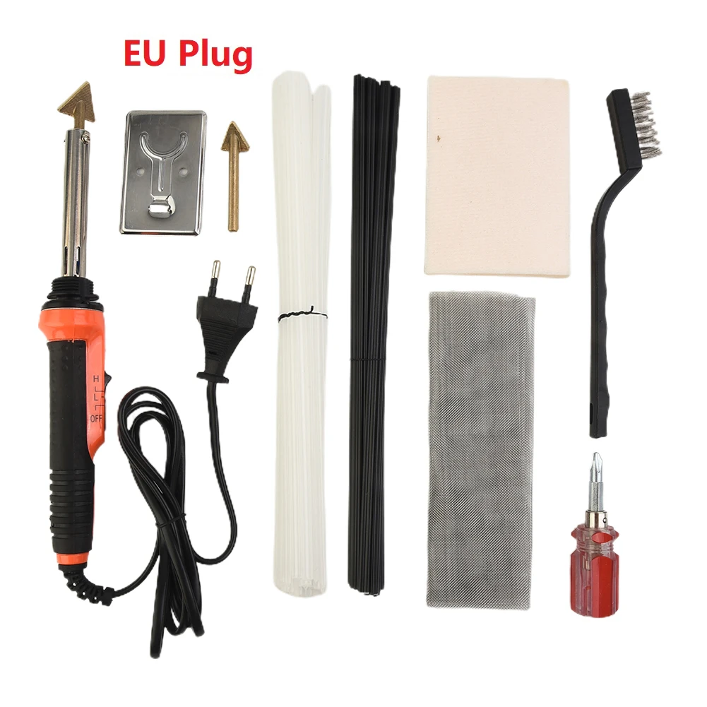 

Easy and Safe to Use Our 100w Electric Soldering Iron Kit is Ideal for Repairing For Bumper Kayak and Thermoplastics