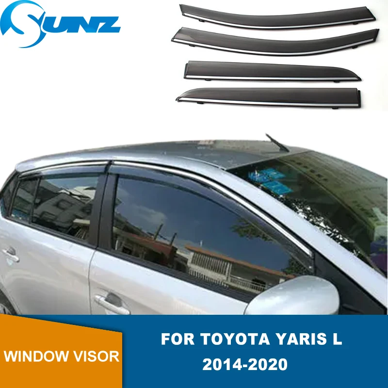 

Козырек окна для Toyota Yaris L 2014 2015 2016 2017 2018 2019 2020 боковые оконные дефлекторы Weathershileds автомобильный Стайлинг SUNZ