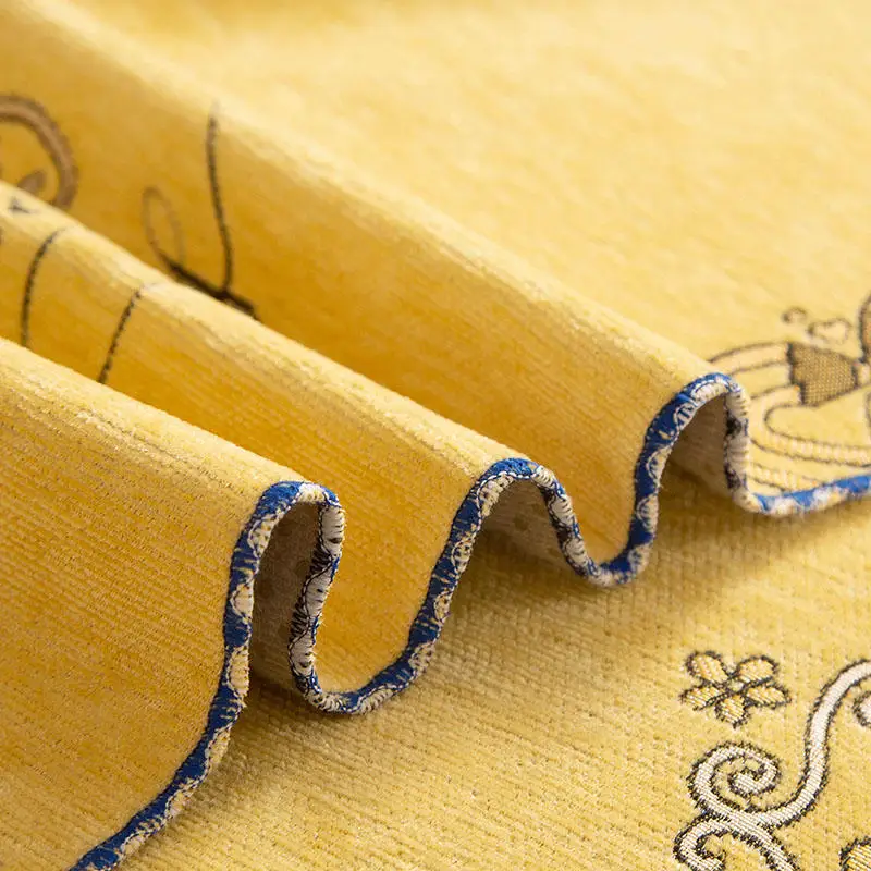 Нескользящее универсальное и многоразмерное диванное полотенце из синели