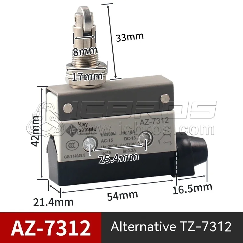 

Travel Limit Microswitch CZ TZ AZ-7311 7312 7310 7121 7141 7124 7144