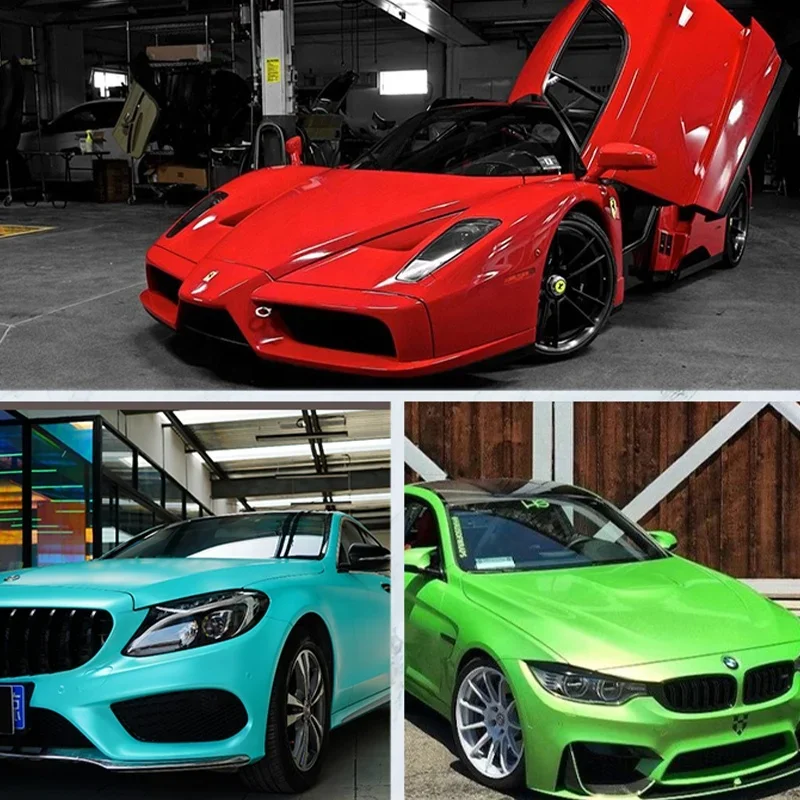 Ультра красочная матовая автомобильная пленка виниловая самоклеящаяся меняющая