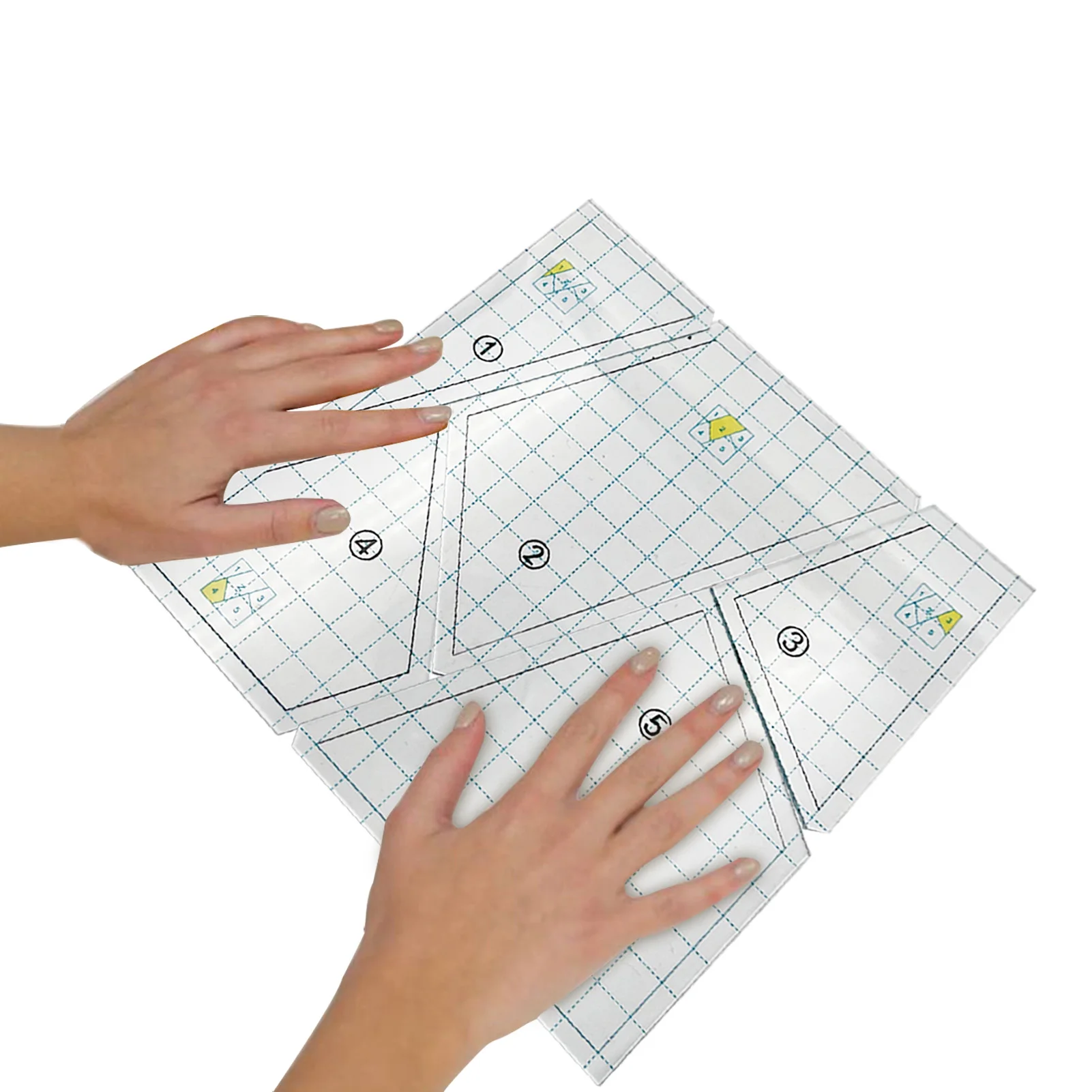 

Acrylic Quilting Ruler Set 8 Acrylic QuiltersRuler Transparent Cutting Mats For Easy Precision Square Cutting Rulers For Sewing