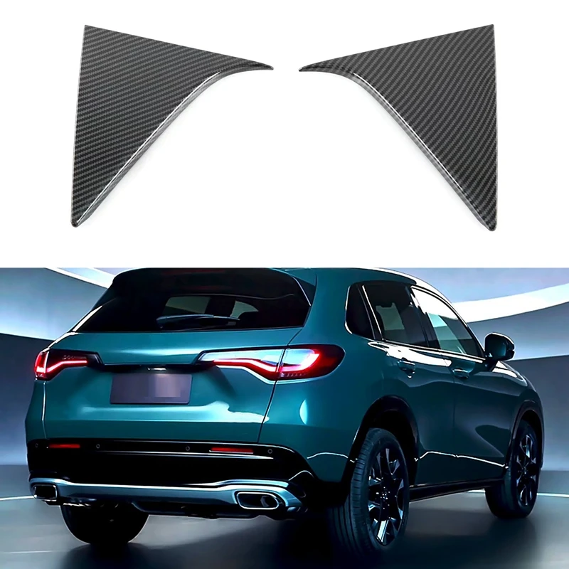 

Car Rear Window Side Spoiler Trim Carbon Fiber For 2022 Honda ZRV ZR-V HRV HR-V U.S. Edition