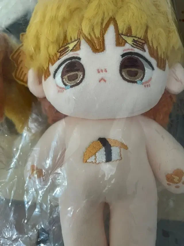 Кукла аниме Rlole Agatsuma Zenitsu Monster Dress-up хлопковая плюшевая кукла для косплея плюшевое