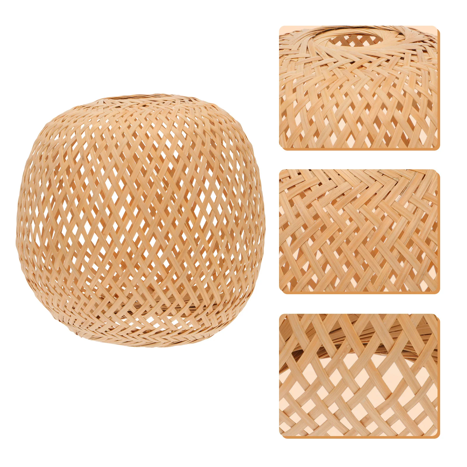 

Woven Wall Lamp Shade Natural Light Bulb Woven Pendant Lamp Shade Living Room Drum White Chandelier